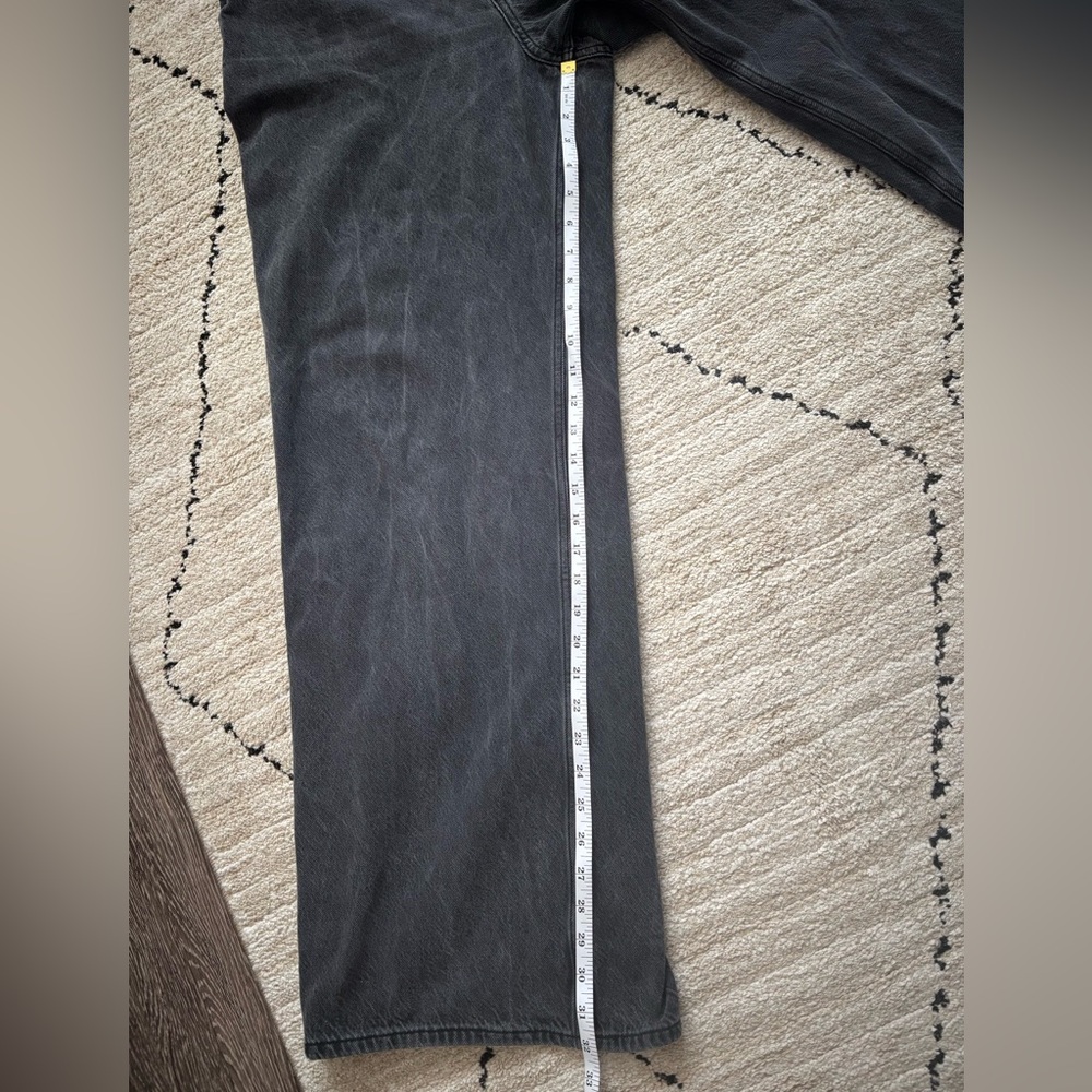 Abercrombie & Fitch Black Wide Leg Jeans - Picture 3 of 3